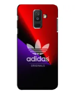 Чехол для Samsung Galaxy A6 Plus 2018 (A605) с картинкой «Adidas Red Neon»