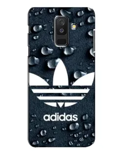 Чехол для Samsung Galaxy A6 Plus 2018 (A605) с картинкой «Adidas Trefoil Blue»