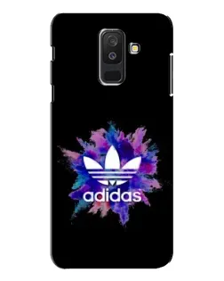 Чехол для Samsung Galaxy A6 Plus 2018 (A605) с картинкой «Взрыв красок Adidas»