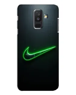 Чехол для Samsung Galaxy A6 Plus 2018 (A605) с картинкой «Неоновый контур Nike»