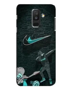 Чехол для Samsung Galaxy A6 Plus 2018 (A605) с картинкой «Спортивный арт Nike»