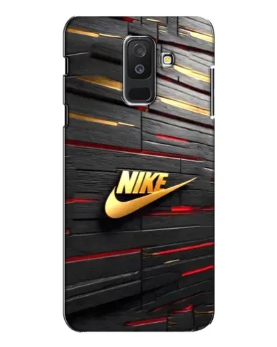 Чехол для Samsung Galaxy A6 Plus 2018 (A605) с картинкой «Золотой Nike на металле» Чехол для Samsung Galaxy A6 Plus 2018 (A605) с картинкой «Золотой Nike на металле»