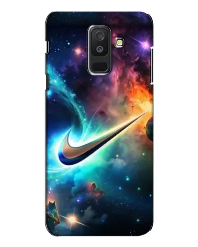 Чехол для Samsung Galaxy A6 Plus 2018 (A605) с картинкой «Космический Nike Swoosh» Чехол для Samsung Galaxy A6 Plus 2018 (A605) с картинкой «Космический Nike Swoosh»