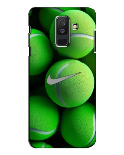 Чехол для Samsung Galaxy A6 Plus 2018 (A605) с картинкой «Теннисные мячи Найк» Чехол для Samsung Galaxy A6 Plus 2018 (A605) с картинкой «Теннисные мячи Найк»