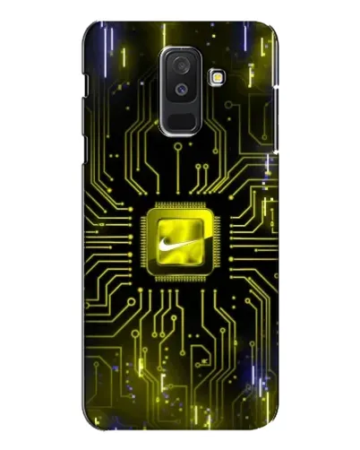 Чехол для Samsung Galaxy A6 Plus 2018 (A605) с картинкой «Nike — золотая искра» Чехол для Samsung Galaxy A6 Plus 2018 (A605) с картинкой «Nike — золотая искра»