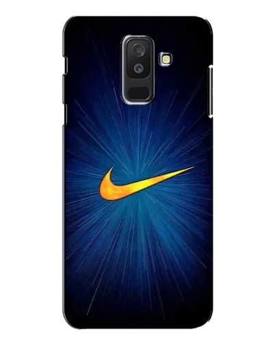 Чехол для Samsung Galaxy A6 Plus 2018 (A605) с картинкой «Синий пульс Nike» Чехол для Samsung Galaxy A6 Plus 2018 (A605) с картинкой «Синий пульс Nike»
