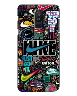 Чехол для Samsung Galaxy A6 Plus 2018 (A605) с картинкой «Яркий коллаж Nike» Чехол для Samsung Galaxy A6 Plus 2018 (A605) с картинкой «Яркий коллаж Nike»