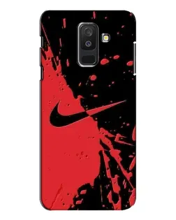 Чехол для Samsung Galaxy A6 Plus 2018 (A605) с картинкой «Красные брызги Nike» Чехол для Samsung Galaxy A6 Plus 2018 (A605) с картинкой «Красные брызги Nike»