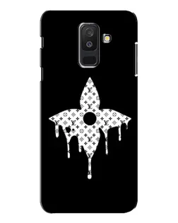 Чехол для Samsung Galaxy A6 Plus 2018 (A605) с картинкой «Цветочная монограмма»