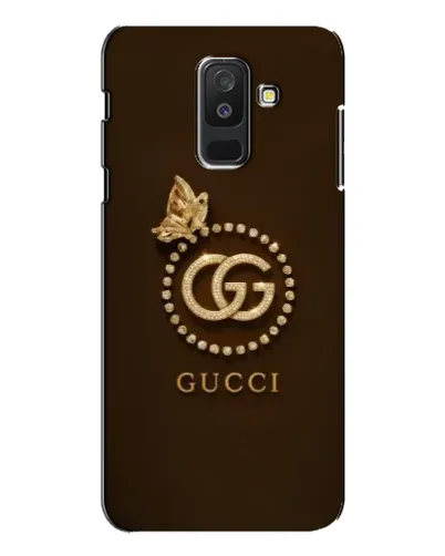 Чехол для Samsung Galaxy A6 Plus 2018 (A605) с картинкой «Gucci — золотая бабочка»