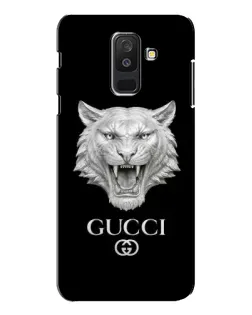 Чехол для Samsung Galaxy A6 Plus 2018 (A605) с картинкой «Gucci — серебряный лев»