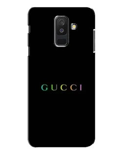 Чехол для Samsung Galaxy A6 Plus 2018 (A605) с картинкой «Gucci — неоновый минимализм»