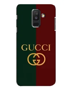 Чехол для Samsung Galaxy A6 Plus 2018 (A605) с картинкой «Gucci — темно-зеленый градиент»