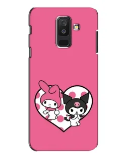 Чехол для Samsung Galaxy A6 Plus 2018 (A605) с картинкой «Kuromi и My Melody» Чехол для Samsung Galaxy A6 Plus 2018 (A605) с картинкой «Kuromi и My Melody»