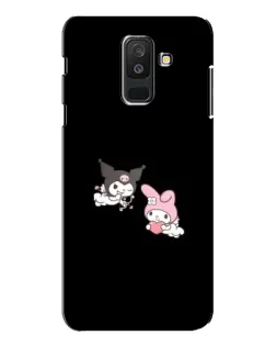 Чехол для Samsung Galaxy A6 Plus 2018 (A605) с картинкой «My Melody и Kuromi» Чехол для Samsung Galaxy A6 Plus 2018 (A605) с картинкой «My Melody и Kuromi»