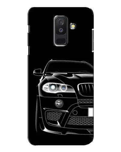 Чехол для Samsung Galaxy A6 Plus 2018 (A605) с картинкой «Темный силуэт BMW» Чехол для Samsung Galaxy A6 Plus 2018 (A605) с картинкой «Темный силуэт BMW»