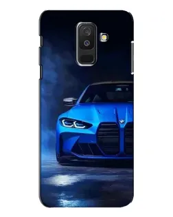 Чехол для Samsung Galaxy A6 Plus 2018 (A605) с картинкой «Голубая BMW M4» Чехол для Samsung Galaxy A6 Plus 2018 (A605) с картинкой «Голубая BMW M4»