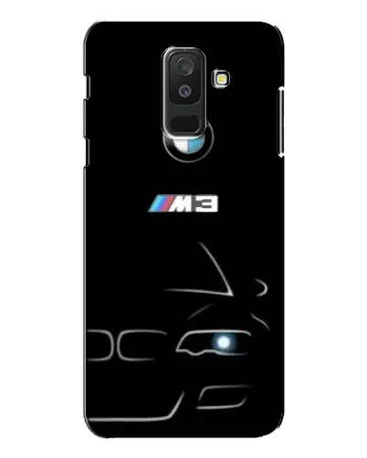 Чехол для Samsung Galaxy A6 Plus 2018 (A605) с картинкой «Минималистичный принт BMW M3» Чехол для Samsung Galaxy A6 Plus 2018 (A605) с картинкой «Минималистичный принт BMW M3»