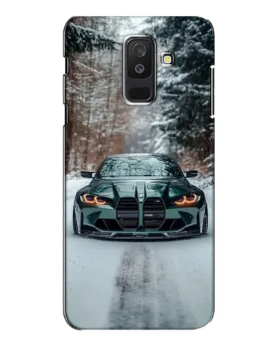 Чехол для Samsung Galaxy A6 Plus 2018 (A605) с картинкой «BMW в зимнем лесу» Чехол для Samsung Galaxy A6 Plus 2018 (A605) с картинкой «BMW в зимнем лесу»