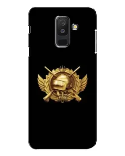 Чехол для Samsung Galaxy A6 Plus 2018 (A605) с картинкой «PUBG — оранжевый градиент»