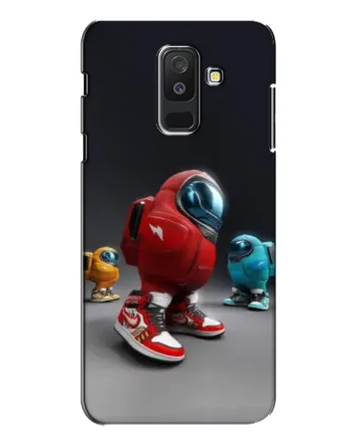 Чехол для Samsung Galaxy A6 Plus 2018 (A605) с картинкой «Among Us — 3D стиль»