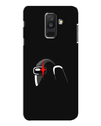 Чехол для Samsung Galaxy A6 Plus 2018 (A605) с картинкой «Among Us шлем»