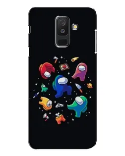Чехол для Samsung Galaxy A6 Plus 2018 (A605) с картинкой «Among Us космос»