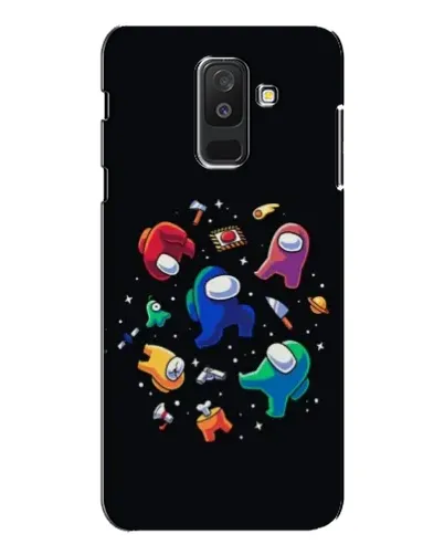 Чехол для Samsung Galaxy A6 Plus 2018 (A605) с картинкой «Among Us космос»