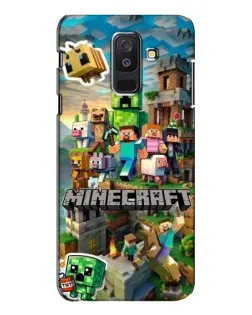 Чехол для Samsung Galaxy A6 Plus 2018 (A605) с картинкой «Замок Minecraft»