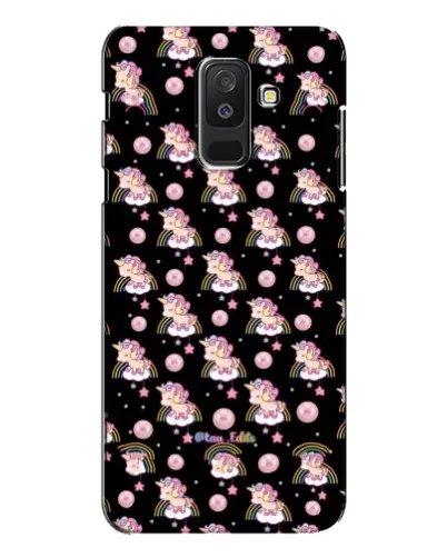 Чехол для Samsung Galaxy A6 Plus 2018 (A605) с картинкой «Magic Unicorn паттерн» Чехол для Samsung Galaxy A6 Plus 2018 (A605) с картинкой «Magic Unicorn паттерн»