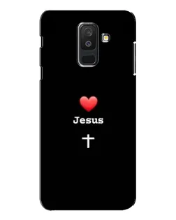 Чехол для Samsung Galaxy A6 Plus 2018 (A605) с картинкой «Сердце - Jesus» Чехол для Samsung Galaxy A6 Plus 2018 (A605) с картинкой «Сердце - Jesus»