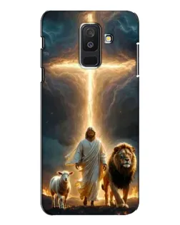 Чехол для Samsung Galaxy A6 Plus 2018 (A605) с картинкой «Лев Иуды и Свет» Чехол для Samsung Galaxy A6 Plus 2018 (A605) с картинкой «Лев Иуды и Свет»