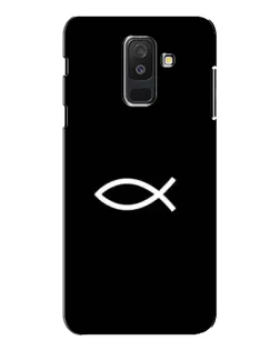 Чехол для Samsung Galaxy A6 Plus 2018 (A605) с картинкой «Символ рыбы Jesus»