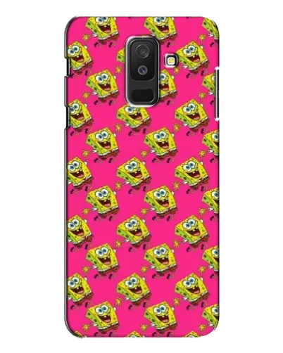 Чехол для Samsung Galaxy A6 Plus 2018 (A605) с картинкой «Розовый паттерн»