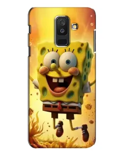 Чехол для Samsung Galaxy A6 Plus 2018 (A605) с картинкой «Губка Боб прыгает» Чехол для Samsung Galaxy A6 Plus 2018 (A605) с картинкой «Губка Боб прыгает»