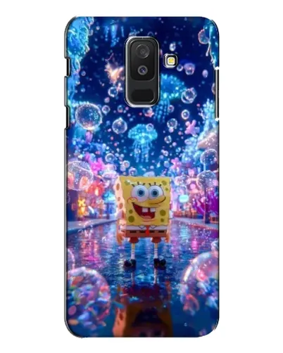 Чехол для Samsung Galaxy A6 Plus 2018 (A605) с картинкой «Неоновый океан»