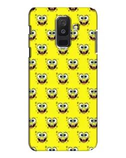 Чехол для Samsung Galaxy A6 Plus 2018 (A605) с картинкой «Паттерн Губка Боб» Чехол для Samsung Galaxy A6 Plus 2018 (A605) с картинкой «Паттерн Губка Боб»