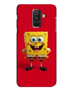 Чехол для Samsung Galaxy A6 Plus 2018 (A605) с картинкой «Спанч Боб на красном» Чехол для Samsung Galaxy A6 Plus 2018 (A605) с картинкой «Спанч Боб на красном»