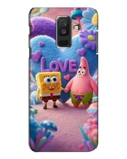Чехол для Samsung Galaxy A6 Plus 2018 (A605) с картинкой «Губка Боб Патрик» Чехол для Samsung Galaxy A6 Plus 2018 (A605) с картинкой «Губка Боб Патрик»