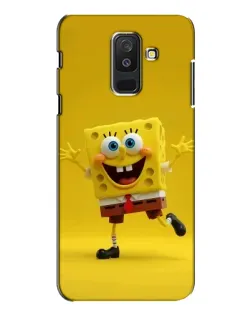 Чехол для Samsung Galaxy A6 Plus 2018 (A605) с картинкой «Позитивный Губка Боб» Чехол для Samsung Galaxy A6 Plus 2018 (A605) с картинкой «Позитивный Губка Боб»