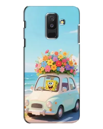 Чехол для Samsung Galaxy A6 Plus 2018 (A605) с картинкой «Автомобильное путешествие»