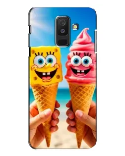Чехол для Samsung Galaxy A6 Plus 2018 (A605) с картинкой «Спанч Боб мороженое» Чехол для Samsung Galaxy A6 Plus 2018 (A605) с картинкой «Спанч Боб мороженое»