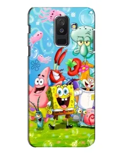 Чехол для Samsung Galaxy A6 Plus 2018 (A605) с картинкой «Губка Боб и друзья» Чехол для Samsung Galaxy A6 Plus 2018 (A605) с картинкой «Губка Боб и друзья»