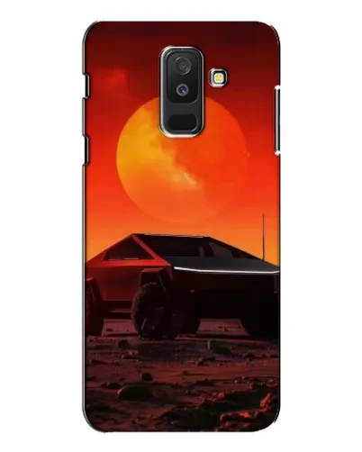 Чехол для Samsung Galaxy A6 Plus 2018 (A605) с картинкой «Cybertruck на Марсе»