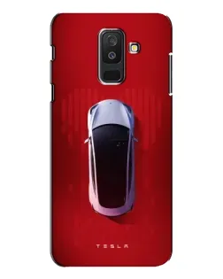 Чехол для Samsung Galaxy A6 Plus 2018 (A605) с картинкой «Tesla Top View»