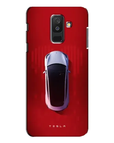 Чехол для Samsung Galaxy A6 Plus 2018 (A605) с картинкой «Tesla Top View»