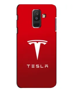 Чехол для Samsung Galaxy A6 Plus 2018 (A605) с картинкой «Tesla Red Classic»