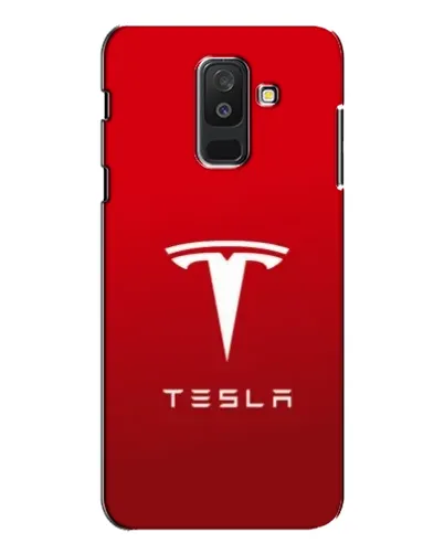 Чехол для Samsung Galaxy A6 Plus 2018 (A605) с картинкой «Tesla Red Classic»