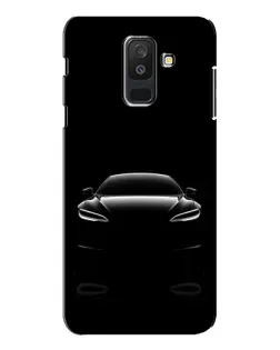 Чехол для Samsung Galaxy A6 Plus 2018 (A605) с картинкой «Силуэт Tesla Night»