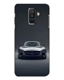 Чехол для Samsung Galaxy A6 Plus 2018 (A605) с картинкой «Mercedes на черном»
